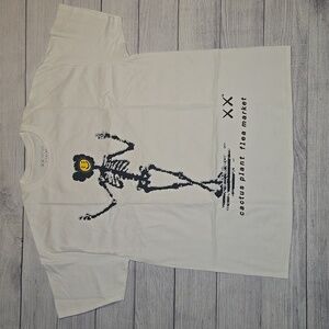 KAWS x Cactus Plant Flea Market T-Shirt White Size XL NWT
